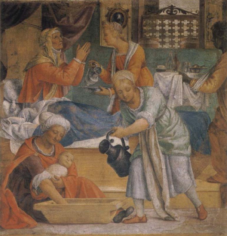 LUINI, Bernardino Birth Maria